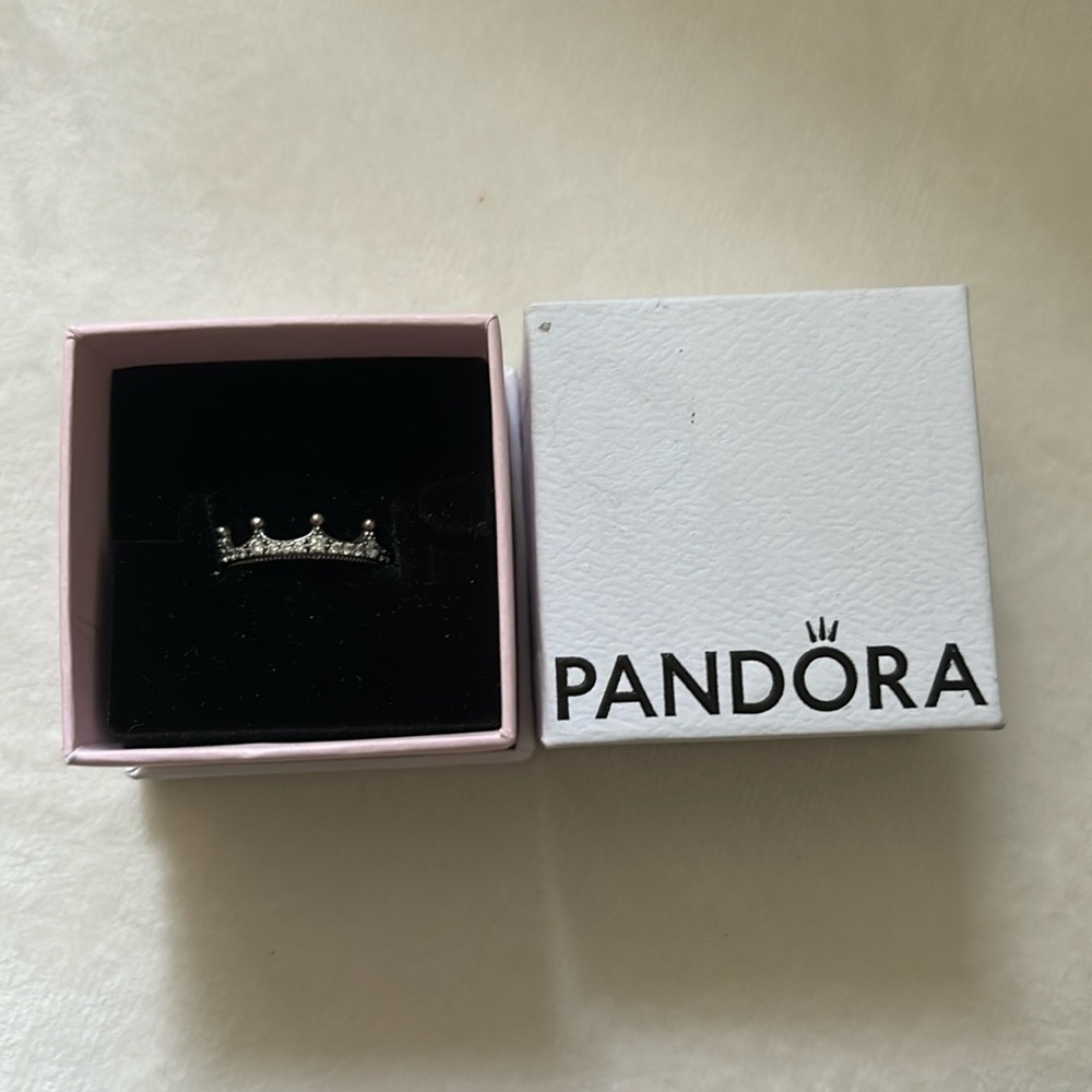Pandora Crown Ring Size 6/7